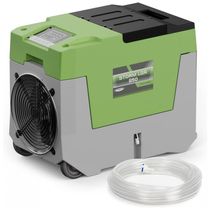 Desumidificador Industrial 85 Litros com Bomba de Drenagem para Restauração de Danos, AlorAir, Verde