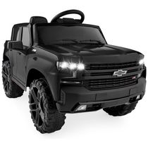 Carro Elétrico Infantil a Bateria com Controle Remoto, Armazenamento de Caçamba, Alto Falante Bluetooth e Luzes LED, 12V, Best Choice Products