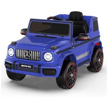 Carro Elétrico Infantil a Bateria com Controle Remoto, Farol LED, Reprodutor de Música e Buzina, 12V, ANPABO Mercedes-Benz G63, Azul