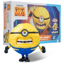 Minion Jerry com 11 cm de Altura, Corpo Giratório de 360° e 3 Expressões Faciais Mutáveis para Crianças Acima de 8 Anos