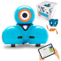 Kit Educativo de Robôs 2 Dash da Marca Wonder Workshop: Pacote de Luxo para Crianças de 6 Anos, com Lançador de Brinquedo, Kit de Desenho Sketch