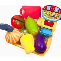 Brinquedo Comidinha Cozinha Cortar Legumes Velcro