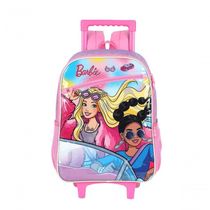 Mochila Com Rodas Barbie Pink - único Pink