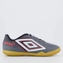 Chuteira Infantil Umbro Fast II Cinza