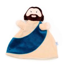 Naninha Fantoche Jesus 26cm Com Prendedor De Chupeta, Zip, Antialérgica Algodão + Poliéster