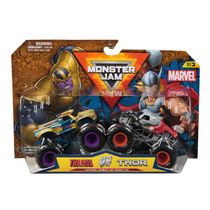 2 Carrinhos Thanos Vs Thor  - Monster Jam