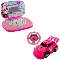 Kit Minnie Laptop Infantil Bilingue+ Veículo Smart Driver Candide