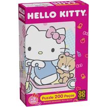 Quebra Cabeça Hello Kitty 200 Peças Grow - 4677