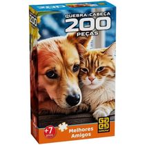 Quebra Cabeça Melhores Amigos 200 Peças Grow - 3927