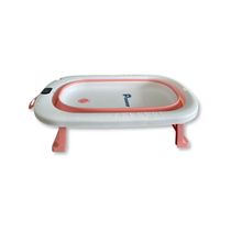 BANHEIRA DOBRAVEL COM TERMOMETRO SPLASH ROSA - PAPASSEAR BABY