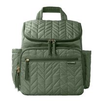 BOLSA MOCHILA MATERNIDADE LUXO FORMA VERDE SALVIA - SKIP HOP