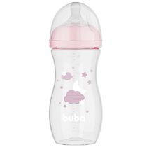 Mamadeira Buba Easy Flow Nuvem 330ML Rosa