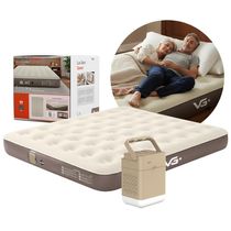 Colchão Inflável Casal Queen Lux Tech Resistente com Bomba Lítio USB VG Plus