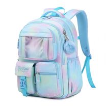 Mochila escolar PIG PIG GIRL azul para meninas, 21,8 L, múltiplos compartimentos