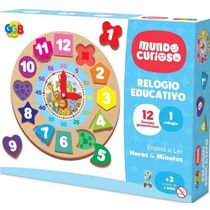 RELOGIO EDUCATIVO - NUMEROS E FORMAS GGB