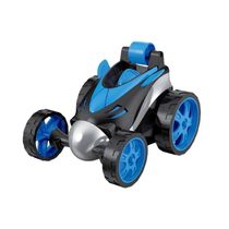 Carro De Corrida - Hot Whells - Small Stunt - 1:24 Rc - 4 Canais - Azul