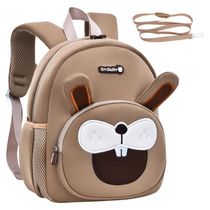 Mochila infantil Padgene em neoprene 3D com alça guia para crianças de 3 a 5 anos