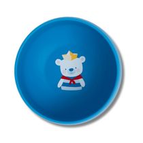 BOWL DE SILICONE COM VENTOSA URSINHO NAVY AZUL - BUP BABY