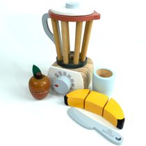 Kit Liquidificador Brinquedo em Madeira