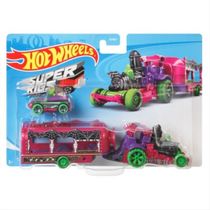 Car-nival Steamer + Pedal Driver - Caminhões de Transporte - Super Rigs - 1/64 - Hot Wheels