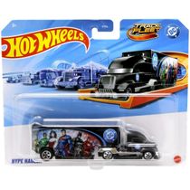 Hype Hauler Liga da Justiça - Caminhão Track Fleet - 1/64 - Hot Wheels - Mattel