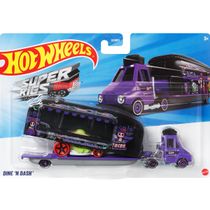 Dine 'n Dash + Car-de-Asada - Caminhões de Transporte - Super Rigs - 1/64 - Hot Wheels