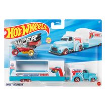 Sweet Delivery + Donut Drifter - Caminhões de Transporte - Super Rigs - 1/64 - Hot Wheels