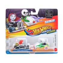 Pack c/ 2 Hot Wheels RacerVerse - Sally e Jack Skellington - Estranho Mundo de Jack - 1/64 - Mattel