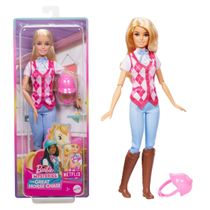 Boneca Barbie Malibu Mysteries Equitação - The Great Horse Chase - Mattel