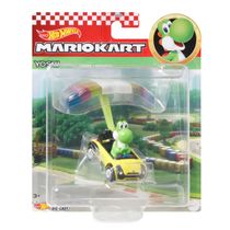 Yoshi - Sport Coupe + Parafoil - Mario Kart Gliders - 1/64 - Hot Wheels - Mattel