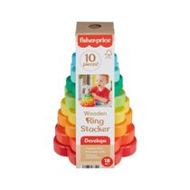Anéis Empilháveis de Madeira - Fisher Price - Mattel