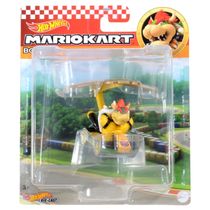 Bowser - Standard Kart + Kite - Mario Kart Gliders - 1/64 - Hot Wheels - Mattel