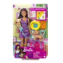 Boneca Barbie Adota um Cachorrinho - Mattel