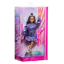 Boneca Barbie Deluxe Style #7 Morena Vestido Azul - Mattel