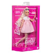Boneca Barbie Deluxe Style #3 Loira Vestido Rosa - Mattel