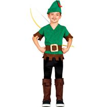 Fantasia Robin Hood Peter Pan Infantil Luxo Kit Completo