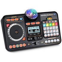 Toca Discos DJ KidiStar sem Fio com Bluetooth para Crianças de 5 a 10 Anos, VTECH, Preto