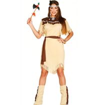 Fantasia India Adulta Feminina Americana de Luxo Completa