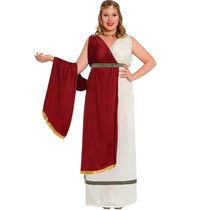 Roupa Romana Plus Size Fantasia Feminina Festa Carnaval Luxo