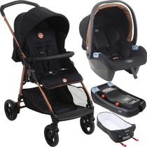 Carrinho de Bebe Moises Bebe Conforto Base Burigotto Lui 22 Cobre