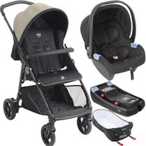 Carrinho de Bebe Moises Bebe Conforto Base Burigotto Lui 22 Sand