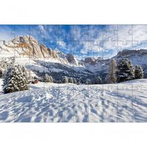 Kit 3 Quebra-cabeças Educativo Nevasca Inclusivo De 60 Peças