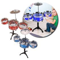 Mini Bateria Musical Infantil, Estimular A Criatividade E O Senso Rítmico Das Crianças