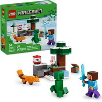 Lego Minecraft Aventura do Steve na Taiga 21583