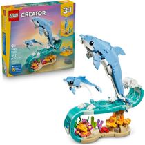 Lego Creator 3 em 1 Animais Marinhos: Golfinhos Lindos 31385