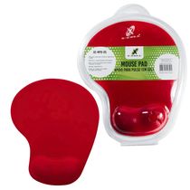 Mouse Pad Ergonômico Apoio de Punho 20 x 24cm Vermelho Xcell