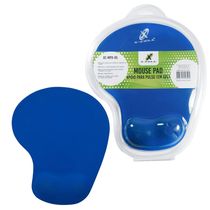 Mouse Pad Ergonômico Apoio de Punho 20 x 24cm Azul Xcell