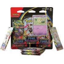 Blister Pokémon triplo Megaevolução Fogo Fantasmagórico 19 Cards
