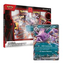 Box Pokémon Coleção Ex equipe Rocket Nidoking Ex 49 Cartas