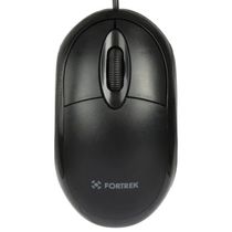 Mouse Óptico Fortrek OML101 USB 800dpi Cor Preto cabo 1.2m
